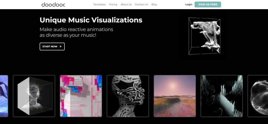 doodooc| ai music visualizer